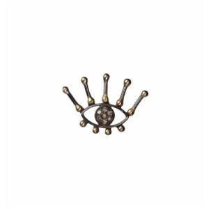 NEW 5 OCTOBRE single arte earring in 14k, silver, diamond